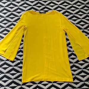 Zara Vibrant Yellow Women's Dress